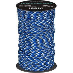100 Meters Paracord Rope 4mm Outdoor Camping Binding Rope (Orange)