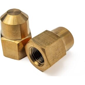 2X (1 Pair) Titanium Hub Nuts - Compatible with - Shimano Alfine/Rohloff/Sram i-Motion 9/G8/G9 (Gold, Alfine)