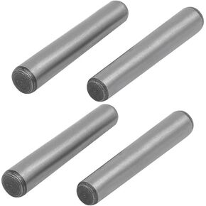 uxcell Carbon Steel GB117 50mm Length 8mm Small End Diameter Taper Pin 4pcs