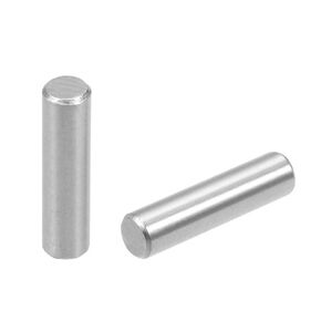 Yesallwas 10 Pieces 6 mm x 30 mm Dowel Pin Stainless Steel Shelf Support Pin Metal Fasten Elements Used On Precise Location