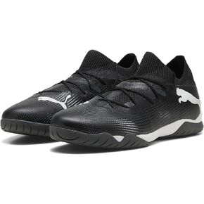 PUMA Men's Future 7 Match It Sneaker, Black White, 8.5
