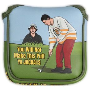 Jack Ass Mallet Head Cover - Premium Golf Club Protector - Headcover for Odyssey | Essential Golf Accessories for Men with Premium Club Protection | Funny Golf Accessories for Men
