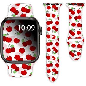 Watch Band Compatible with Apple Watch 38mm 40mm 41mm for Women Men Silicone Wristbands Straps Replacement for IWatch Series 8 7 6 5 4 3 2 1 SE in Saudi Arabia
