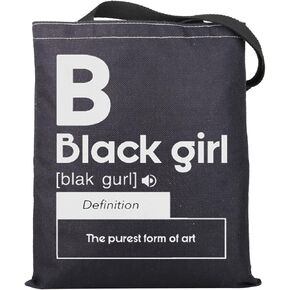 Black Girl Tote Bag African American Gift African Women Tote Bag Afro Travel Shoulder Bag For Black Women Gift