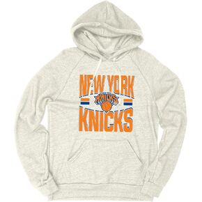 Blue 84 NBA Officially Licensed Tri-Blend Hooded Sweatshirt Basketball Stars Oatmeal