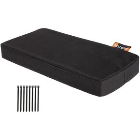Bicycle Rear seat,YIWENG Bicycle Rear Seats Cushion Soft Thicken Bike Rearseat Mat Detachable Washable Shelf Rack Cushion Comfprtable Cycling Rear Seats Pad, Black