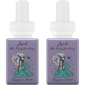 Pura Disney Collection Scent Refill - Smart Home Air Diffuser Fragrance - Home Scent Refill - Up to 120-Hours of Premium Fragrance per Vial - Safe Diffuser Fragrance - 2 Pack, Jack the Pumpkin King