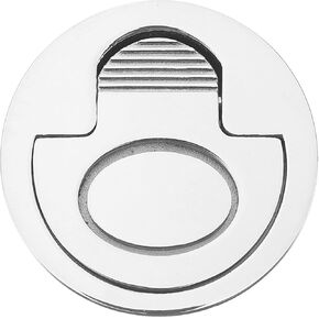 Milisten Yacht Hardware Pull Tab Kitchen Cabinet Handles Hatch Door Latch Boat Ring Hatch Pull Boat Pull Flush Lift for Marine Handles Recessed Hatch Stainless Steel Floor Buckle