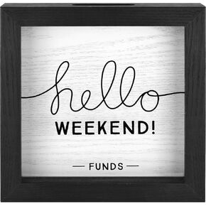 MCS Retirement for Grandkids Fund Bank Shadowbox, Gray Woodgrain in Kuwait