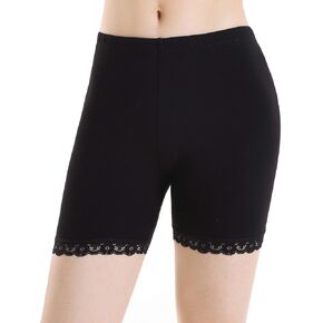 Women Under Dress Lace Shorts Stretch Short Pants Thin Yoga Leggings Fitness