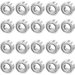 uxcell 20pcs 5mmx16mmx5mm Double Shielded Miniature Deep Groove Ball Bearing