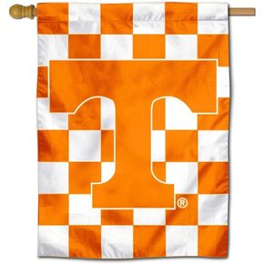 College Flags & Banners Co. Tennessee Volunteers Checkerboard Double Sided House Flag