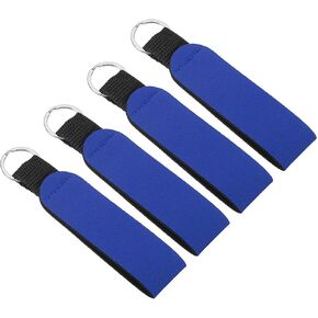 PATIKIL Floating Neoprene Keychain Waterproof Buoyant Key Ring Sublimation Float Keychain Water Sports