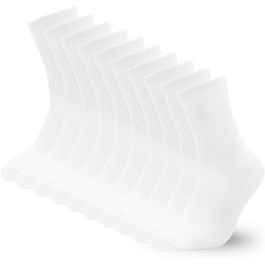 bigvalley Men's Essential Cotton Dress Crew Socks, Classic - Cushioned Athletic Comfort for Casual and Sports in Saudi Arabia