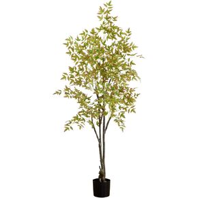 Nearly Natural 6ft. Autumn Nandina Artificial Fall Tree