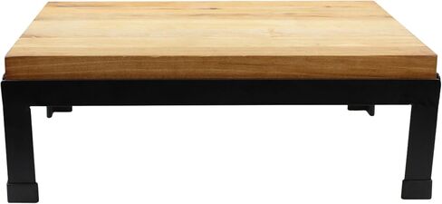 TableCraft Products BBR18126 Butcher Block Riser, Blk Frame, 18½ x 12½ x 6½" in Saudi Arabia