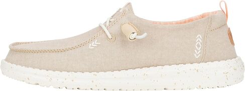Hey Dude Wendy Chambray Bright White Size 9, Women’s Shoes, Women’s Slip-on Loafers, Comfortable & Light-Weight in Saudi Arabia