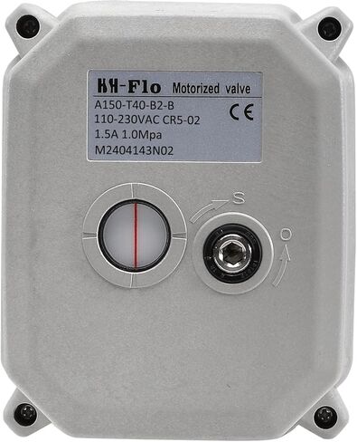 2 طريقة 1-1/2 بوصة 110-230VAC NPT نحاس تشغيل/إيقاف إرجاع تلقائي للوضع الكهربائي صمام كروي مزود بمحرك in Kuwait