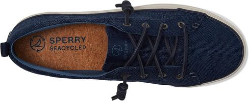 Sperry Ladies Footwear Women's Crest Vibe Seasonal Sneaker, BLUE TWO TONE, 7.5 in Saudi Arabia