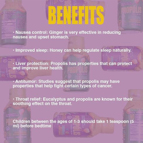 Propolis in Pure Tropical Honey 100% Kids with 10 DHA x 6.34 Fl Oz. in Saudi Arabia