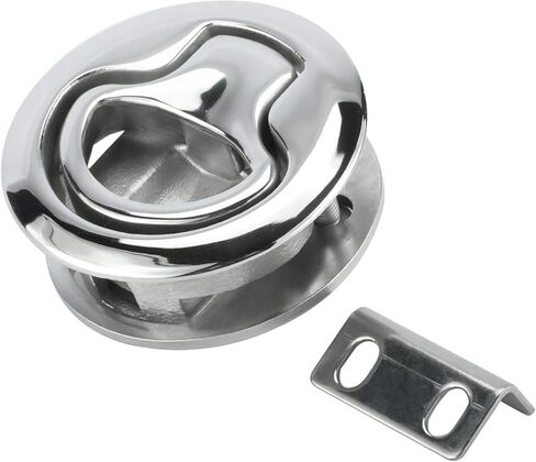 6 حزمة 2-13/32 "ضياء. مزلاج سحب دافق 316 الفولاذ المقاوم للصدأ مركبة بحرية فتحة مزلاج سحب - غير قفل (6) in Kuwait