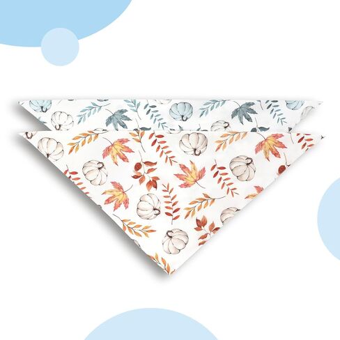 Summer Dog Bandanas 2 Large Pack,White Lemon Plaid Yellow Bee Dot Reversible Adjustable Triangle Pet Scarves for Boy and Girl,Cute Fruit Bandana for Small Medium Large Dogs Cats(Large) in Saudi Arabia