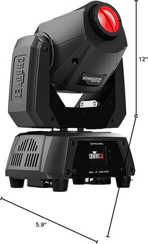 Chauvet DJ Intimidator Spot 110 10-Watt Moving Head LED Spotlight Bundle with 2 DMX Cables and Austin Bazaar Polishing Cloth in Saudi Arabia