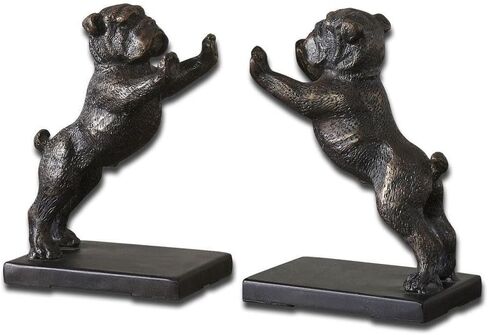 Bulldogs - 6.5 inch Bookend (Set of 2) - 4.13 inches wide by 2.75 inches deep in Saudi Arabia