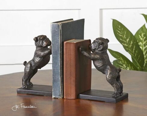 Bulldogs - 6.5 inch Bookend (Set of 2) - 4.13 inches wide by 2.75 inches deep in Saudi Arabia