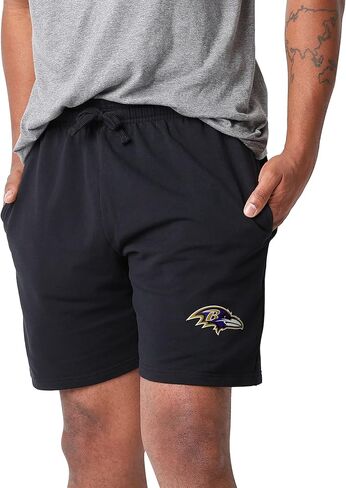 FOCO Baltimore Ravens NFL Mens Team Color Woven Shorts - XL in Saudi Arabia