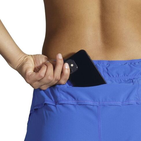 شورت Brooks Womens Chaser 5 بوصات 2 في 1 Bluetiful/Golden Hour MD (الولايات المتحدة 8-10) 5 in Saudi Arabia