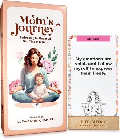 Life Sutra - بطاقات تأكيد يومية لرحلة الأب للآباء الجدد، 80 بطاقة تأكيد ذاتية إيجابية للتشجيع ودعم الأبوة، هدايا للأب لأول مرة لرحلة إلى الأبوة in Saudi Arabia