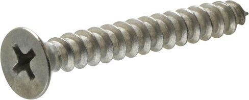 823402 Stainless Steel Flat Head Phillips Sheet Metal Screw, 4-Inch x 3/8-Inch, 100-Pack in Saudi Arabia