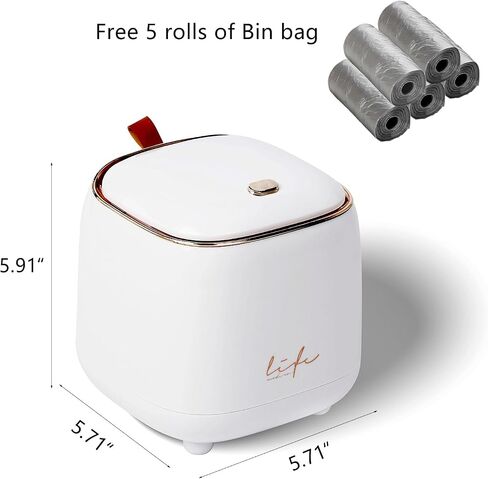 Cute Trash Can Mini Trash Bin for Desk, Portable Pop Up Trash Can for Camping SUV, Drive Auto with Locking Lid Press in Saudi Arabia