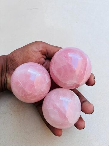 Large Flashy Rainbow Moonstone Sphere Gem Ball Crystal Sphere Carved Crystal Ball - Meditation Balls - Feng Shui Supplies - Wealth Stones and Crystals - Home Office Desk Decor Gemstone Healing 60-65MM in Saudi Arabia