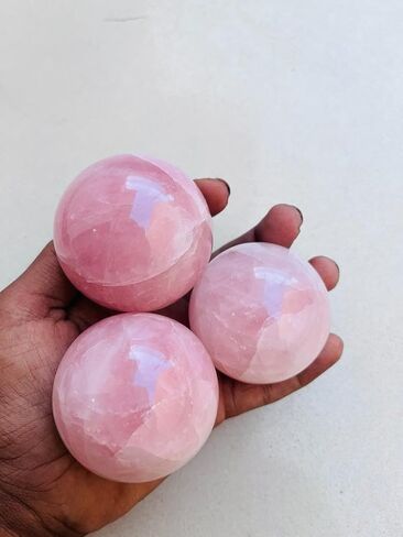 Large Flashy Rainbow Moonstone Sphere Gem Ball Crystal Sphere Carved Crystal Ball - Meditation Balls - Feng Shui Supplies - Wealth Stones and Crystals - Home Office Desk Decor Gemstone Healing 60-65MM in Saudi Arabia