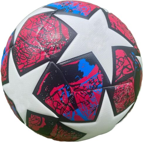 Soccer Ball Official Size 5 Red & Black in Saudi Arabia