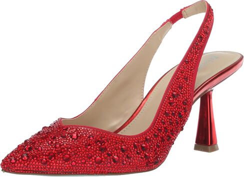 Betsey Johnson Women's Clark Pump, Light Gold, 10 Wide in Saudi Arabia