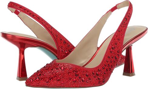 Betsey Johnson Women's Clark Pump, Light Gold, 10 Wide in Saudi Arabia