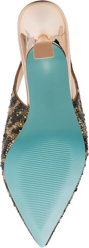 Betsey Johnson Women's Clark Pump, Light Gold, 10 Wide in Saudi Arabia
