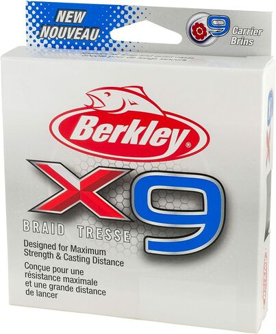 Berkley x9 Braid Superline, Suitable for Freshwater Environments in Saudi Arabia