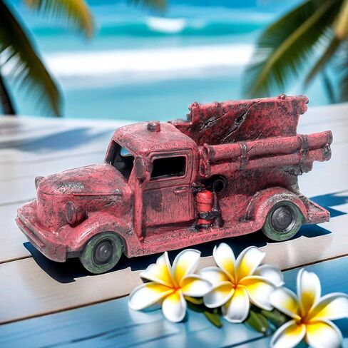 Aquarium Decoration Ruin Truck, Fish Tank Decoration Truck Wreckage, Ruin Truck, Hole Truck Loading in Saudi Arabia