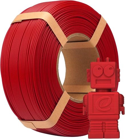 eSUN Fast Printing Speedy PLA Refilament 1.75mm, 3D Printer Refill High Speed PLA for Fast Printing, 1KG Spoolless 3D Printing Filament for High Speed 3D Printers, Fire Engine Red in Saudi Arabia