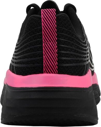 Skechers Women's Max Cushioning Elite Shoes, Black/Silver, 9 Wide in Saudi Arabia