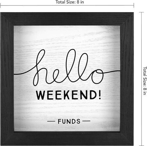 MCS Retirement for Grandkids Fund Bank Shadowbox, Gray Woodgrain in Kuwait