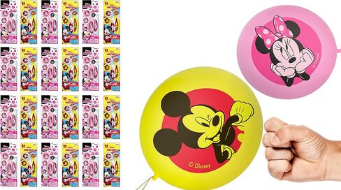 JA-RU (2 Pack) Disney Micky Punch Balloon Fidget Ball Inflate & Punch Fidget Toy Inflatable Big Bounce Ball Stress Relief Punching Bag Toy for Kids. Mickey-7807-1 in Saudi Arabia