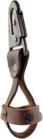 Hide & Drink, Rustic Leather Golf Tee Spare Ball Holder w/Belt Loop Hook Handmade in Saudi Arabia