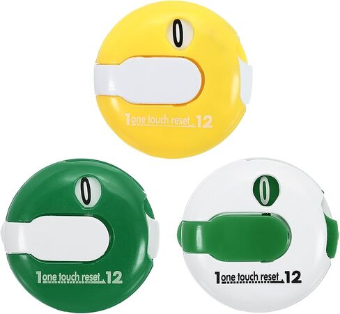 PATIKIL Golf Score Counter, Mini Golf Shot Stroke Attachment Counter Clicker Clip for Golfers Glove in Kuwait