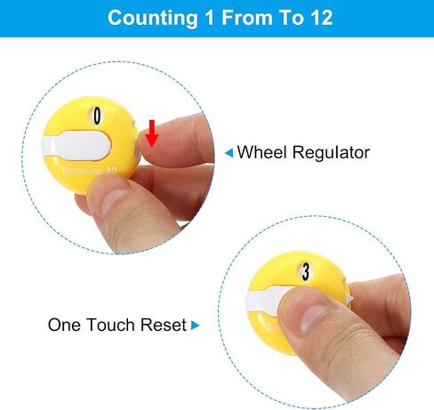 PATIKIL Golf Score Counter, Mini Golf Shot Stroke Attachment Counter Clicker Clip for Golfers Glove in Kuwait