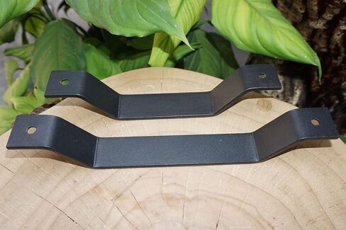 Barn Door Handle/Closet Pull,Heavy-Duty Solid Steel with Powder Matte Black,Hardware for Sliding Doors Garage Shed Cabinet Drawer (2Pack, 10 Inch) in Saudi Arabia